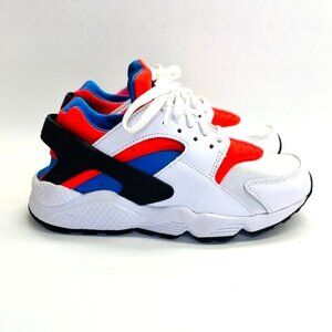 Nike Air Huarache Women's Running Shoes SIze 7 Red, Blue, White DV2220-100